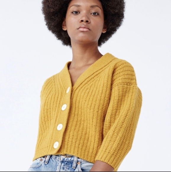 Babaà Cardigan No.19 Mini in Ochre - Picture 3 of 11